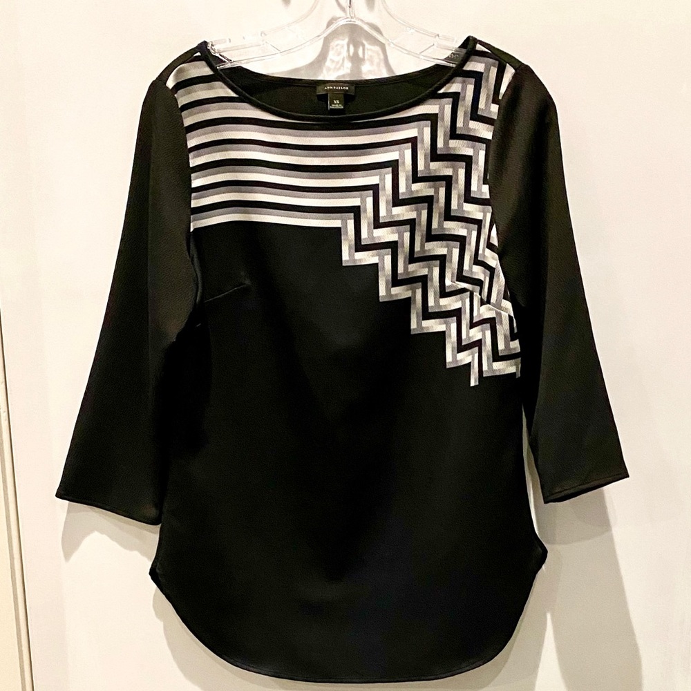 [NWoT] Ann Taylor Art Deco 3/4 Sleeve Blouse